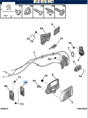 Işik Bitonu Peugeot 6366.A6 resmi