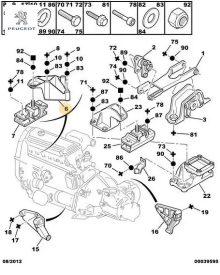 Motor Kulagi Peugeot 1807.F1 resmi
