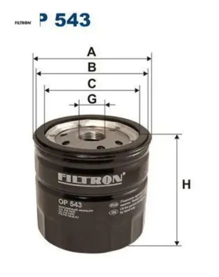 Yağ Filtresi Fiesta 1.8di-focus-connect 1.8di-1.8tdci-1.8tdi resmi