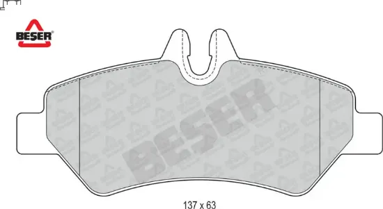 Arka Fren Balatasi Crafter-sprinter 313 Cdi 06-> resmi