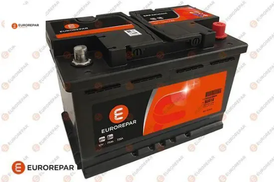 Erp Akü 75ah 720a 278x175x190 Standart Eurorepar 1680354880 resmi