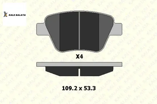 Arka Fren Balatasi Leon-caddy-octavia 1.4-1.6-1.9 resmi