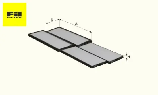 Polen Filtresi   Accent-getz Fil Filter  976171C001   HC7046-2 resmi