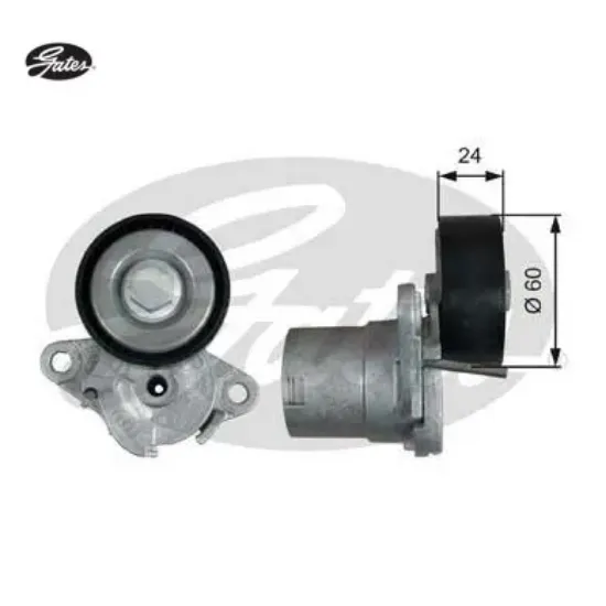 V Gergi Kayişi Komple Golf Vii 2.0gti Gates  06L903133D   T39272 resmi