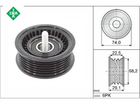 Kayiş Gergi Rulmani W204 11-14 W205 Ina  A2762020119   532078410 resmi