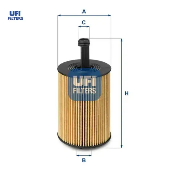 Yağ Filtresi Caddy-golf Ufi  071115562/ 071115562A   25.023.00 resmi
