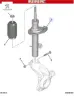 Ön Amortisör Sol    C3 Picasso Peugeot 9804587180 resmi