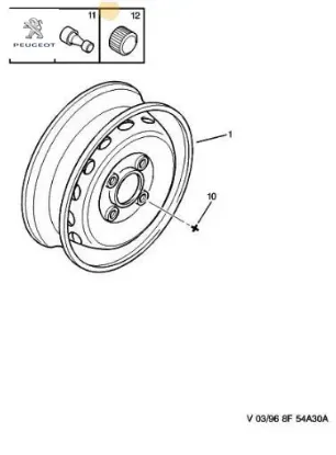 Supap Kapaği 407 Boxer Peugeot 5404.02 resmi