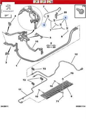 Enjektor Soket C3 Peugeot 1579.GJ resmi