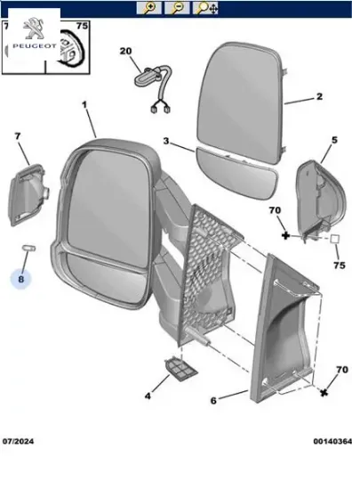 Stop Lamba Ampulu Peugeot  9406216E08/    6216.E0 resmi