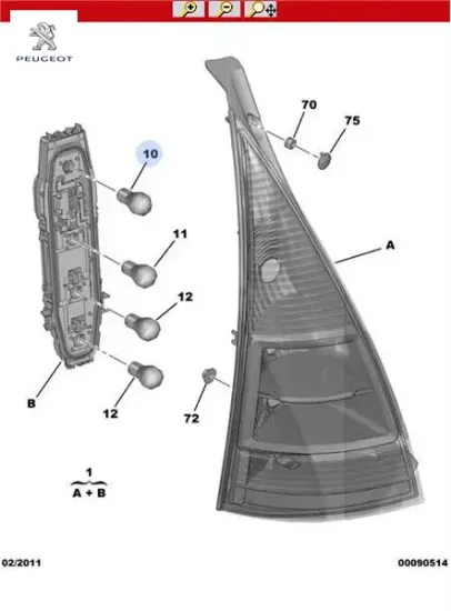 Stop Ampulu 12v-21/5w Ll Tum Seri Peugeot    ROLLS-ROYCE, SUBARU, MASERATI, SMART, SSANGYONG, VOLVO 6216.E2 resmi