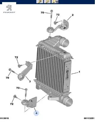 İnterkol Bağlanti Ayak 308 T9 3008 5008 C4 Ep6fdtr Peugeot 9803778980 resmi