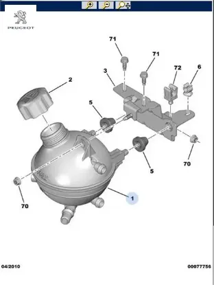 Yedek Su Deposu Expert-jumpy Iii Peugeot 1323.AC resmi