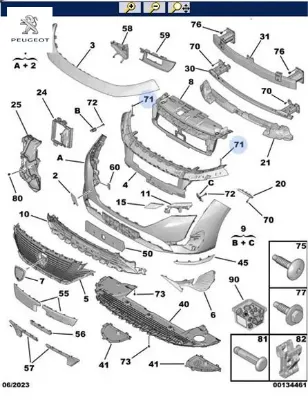 Davlumbaz Vidasi Peugeot 9801024980 resmi
