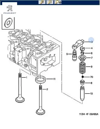 Supap Tirnaği Boxer Dj5t. Peugeot    PEUGEOT, CITROEN 0907.24 resmi