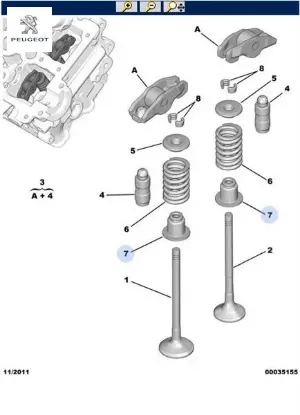 Subap Lastiği Peugeot 0956.53 resmi