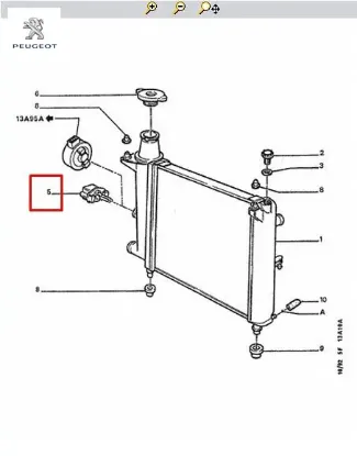 Su Seviye Sensörü Peugeot 1306.47 resmi