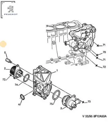 Devirdaim Bağlanti Vidasi Peugeot 1207.19 resmi