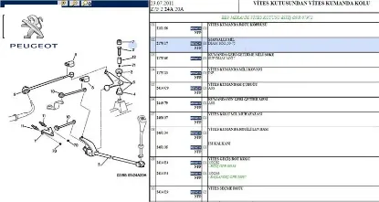 Şaft Peugeot 217017 resmi