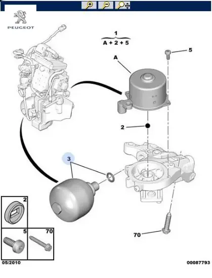 Vites Akümülatörü 208-308-508-3008-5008-tepe-c4-c5-berlingo 1.6 -bravo-fiorino-punto 1.3-ducato 3.0 resmi