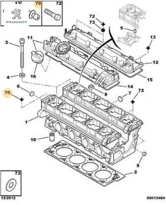 Sabitleme Civatasi Peugeot 0205.51 resmi
