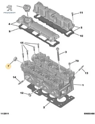 Tapa Peugeot    PEUGEOT, CITROEN 0311.19 resmi
