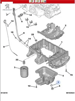 Tapa Contasi 306-307-308 Peugeot    CITROEN, PEUGEOT 0313.38 resmi