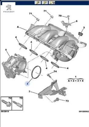 Emme Manifold Contasi Peugeot    PEUGEOT 0348.S7 resmi