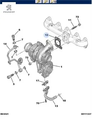 Turbo Contasi Peugeot 0380.36 resmi