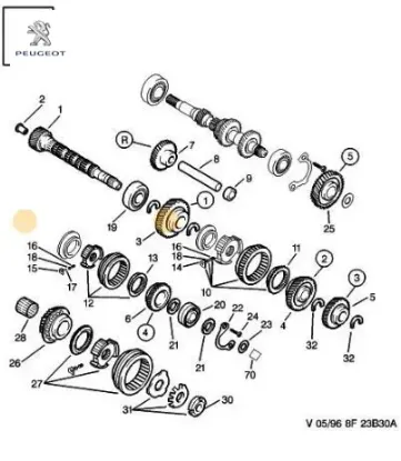 Senkromec Yatagi Peugeot 2326.12 resmi
