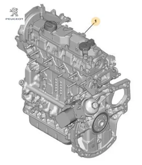 Komple Motor (enj.ve Turbo Hariç) T 115bg 207-208-2008-308-3008-508-p.tepee-focus 1.6/dv6c Euro5 resmi