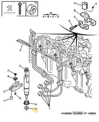 Enjektör Contasi Peugeot 1981.45 resmi