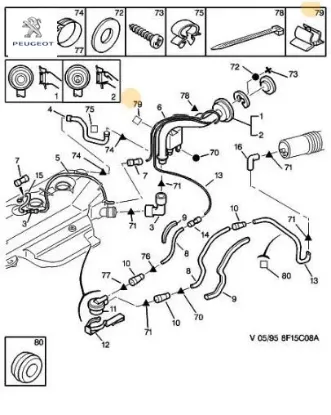 Hortum Tutucu Agraf St Peugeot    MERCEDES-BENZ 6987.41 resmi