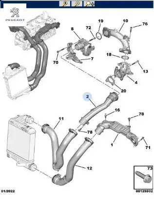 Hava Bağl Rako Peugeot 9831710780 resmi
