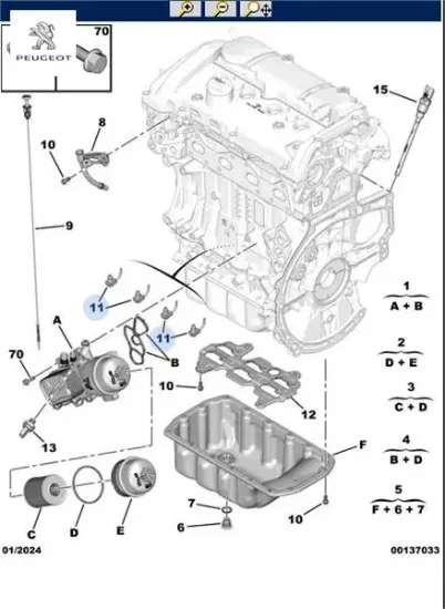 Piston Yağ Jiklesi 1.2 Benzinli - Astra (o5 ) resmi