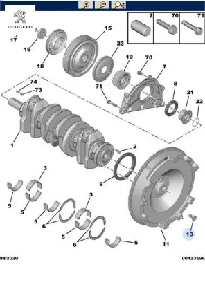 Fren Kab Civ Peugeot 1682800980 resmi
