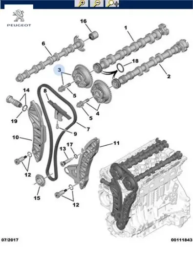 Eksantrik Dişlisi Emme    Ep6td Tüm Seri resmi