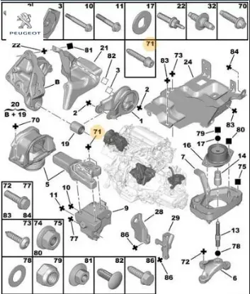 Civata Peugeot 6918.A2 resmi