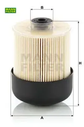 Mazot Filtresi   Master Iii 2.3dci Mann-filter  164038899R  FIAT, OPEL, RENAULT, MERCEDES-BENZ, NISSAN PU9009ZKIT resmi