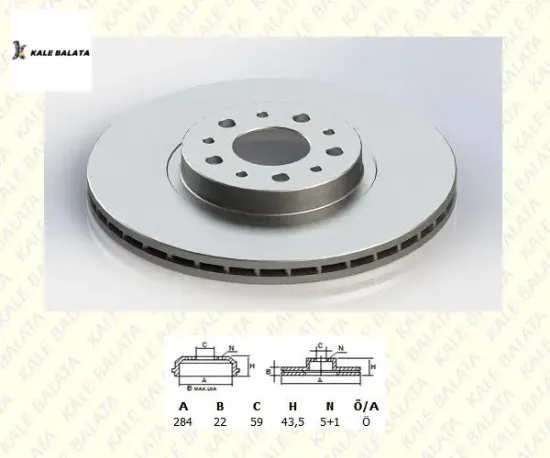 Ön Fren Disk Aynasi   Egea-doblo 1.3/1.6  10- resmi