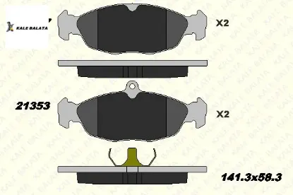 Fren Balatasi Ön  Astra F-corsa B-vectra A  93-01 resmi