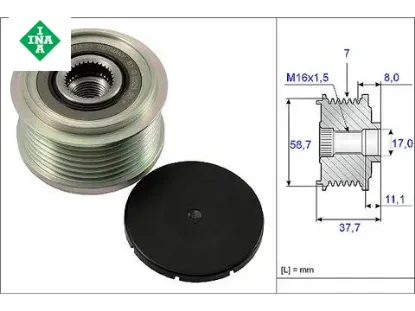 Alternatör Gergi Rulmani Transit 11>17 Ina  0121615003/ 274150L020/ 274150   535012810 resmi