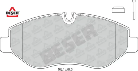 Ön Fren Balatasi Crafter-sprinter 313 Cdi 06-> resmi