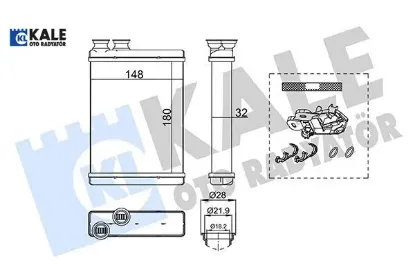 Kalorifer Radyatörü 308 Ii 13> Kale Radyatör  1610530280   355235 resmi