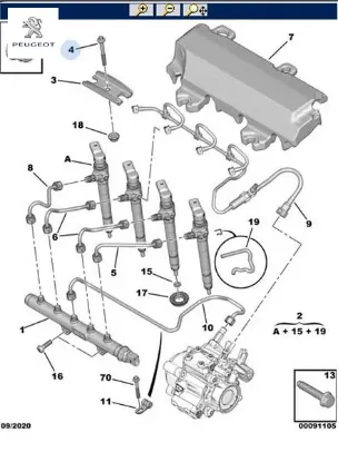 Enjektör Bağlanti Civatasi Boxer Iii Peugeot 9675742980 resmi