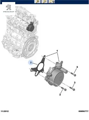 Vakum Pompa Contasi Boxer 2.0 Hdi Euro6 Peugeot 9800157180 resmi