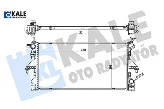 Radyatör Brazing Jumper-boxer Iii  Dw10fud-dw10fuc resmi
