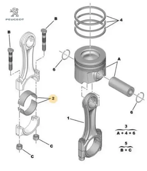 Kol Yatak Boxer 2.0 Hdi Dw10fud Euro 6 ( 4 Ad Aliniz ) resmi