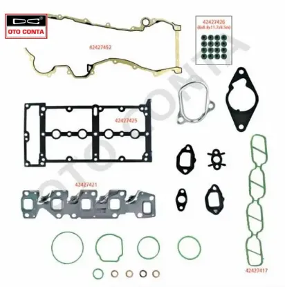 Takim Conta Üst Skcsiz  Astra H-corsa C-combo  1.3cdti /z13dt  Euro4 resmi