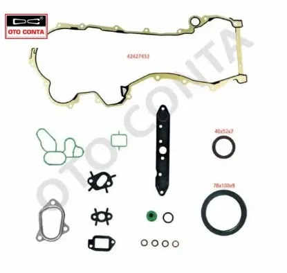 M03-c03takim Conta Alt Teflon Keçeli  Astra H-corsa C-combo  1.3cdti /z13dt  Euro4 resmi